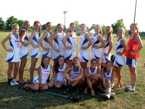Girls' Lacrosse Academy team.