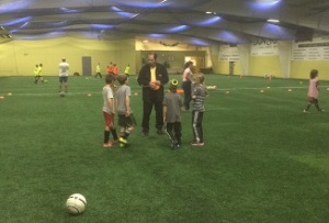 Soccer foot skills clinic