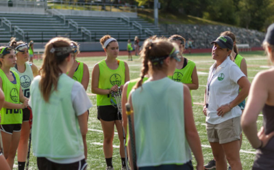 HGR Coach Liz Richards and Girls Lacrosse Team