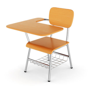 School desk with chair