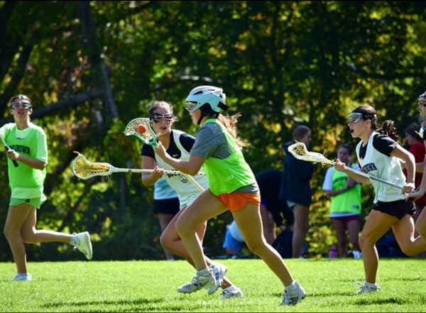 HGR Girls Youth Lacrosse 1st day of practice