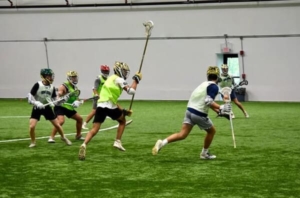 HGR Lacrosse team scrimmaging