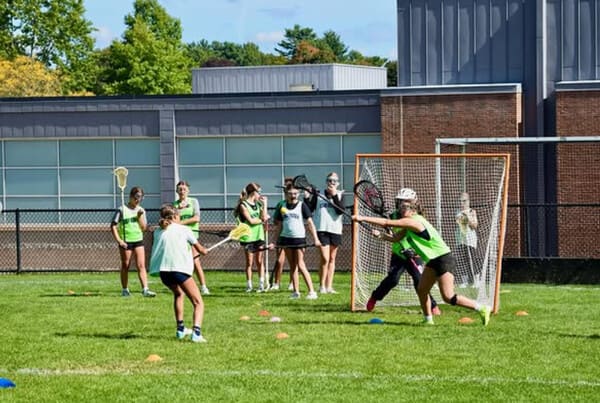 HGR Girls Youth Lacrosse 1st day of practice