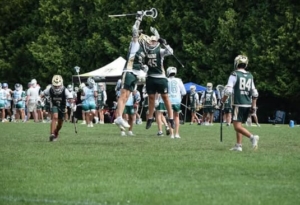 HGR Lacrosse HS boys on the field