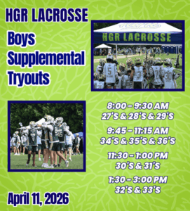 HGR Boys supplemental dates