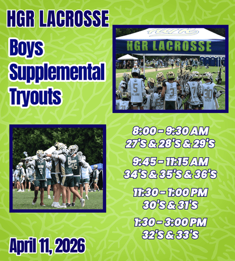 HGR Boys supplemental dates
