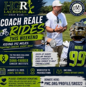 Coach Reale rides for cancer