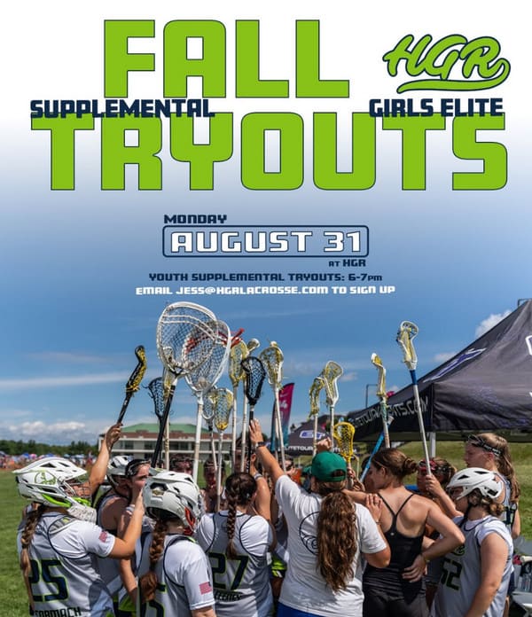 Girls elite tryouts info poster